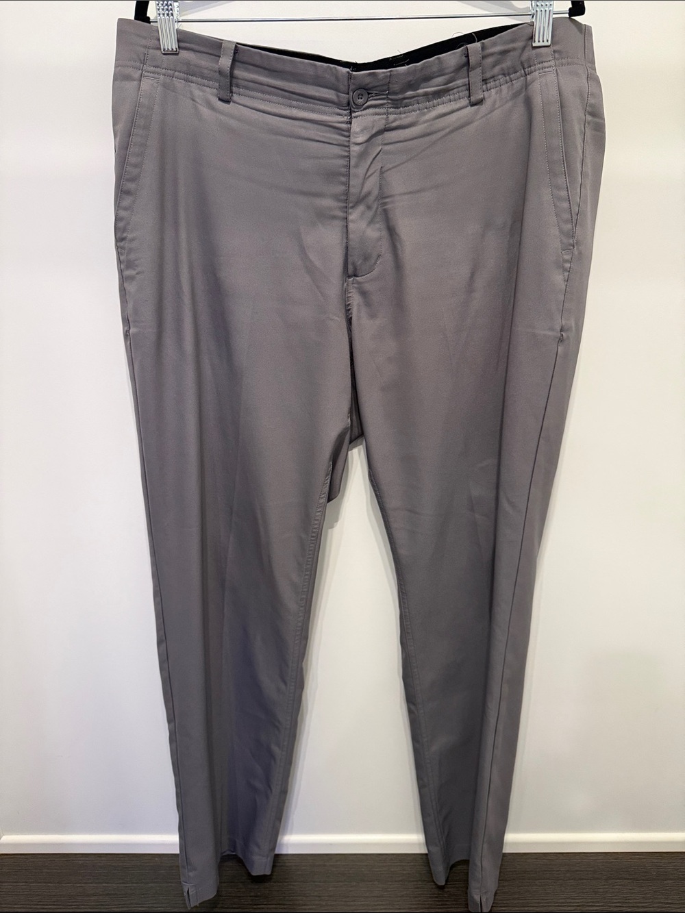 Nike Dri-Fit Men's Gray Dress Pants - Classic Straight Fit